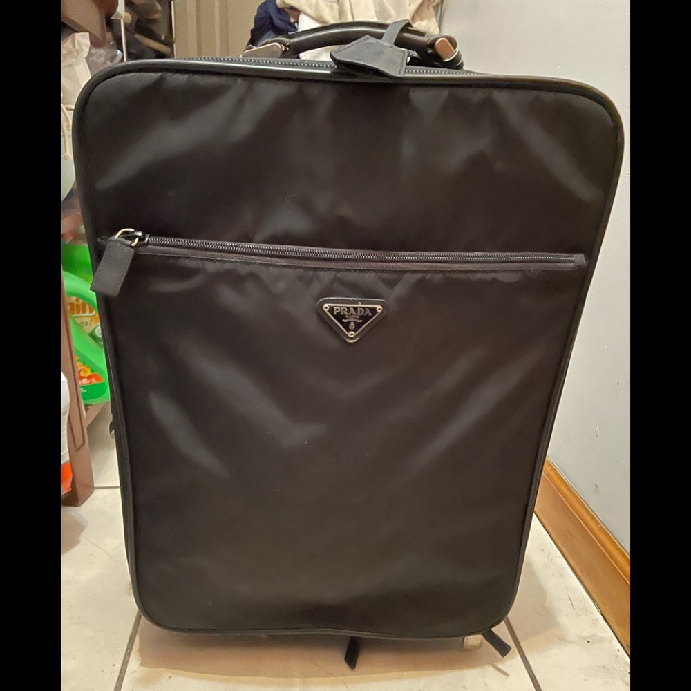 PRADA carry-on luggage. Clean inside and outside.